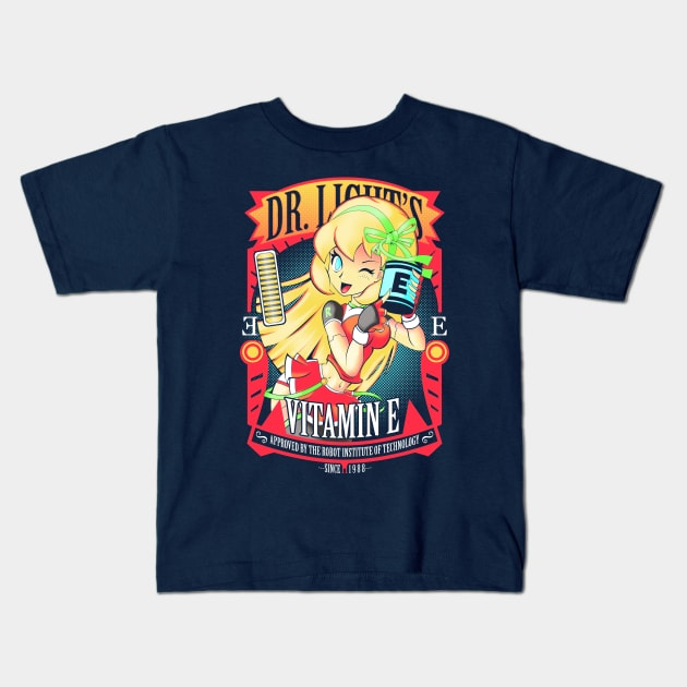 Vitamin-E Kids T-Shirt by Pinteezy